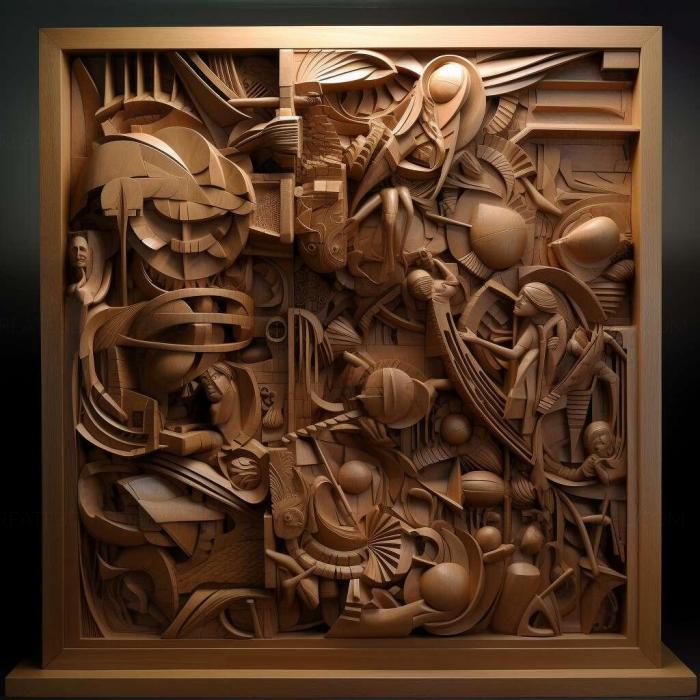 نموذج ثلاثي الأبعاد لآلة CNC 3D Art 